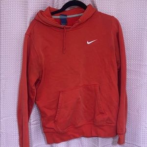 Red Nike hoodie